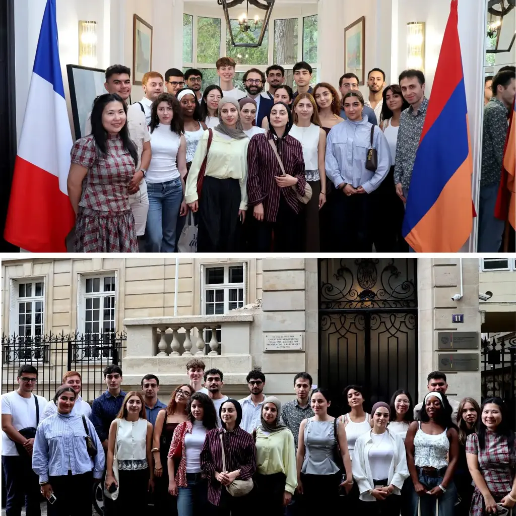 Besuch der armenischen Botschaft in Paris