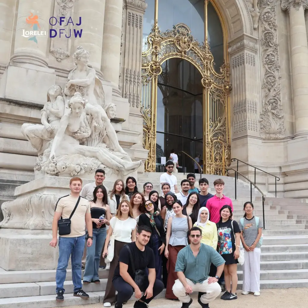 Gruppe vor dem Petit Palais